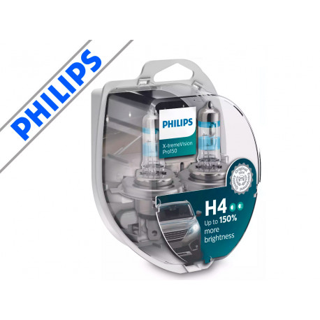 Philips X-treme Vision Pro H4 +150% (2-pak)